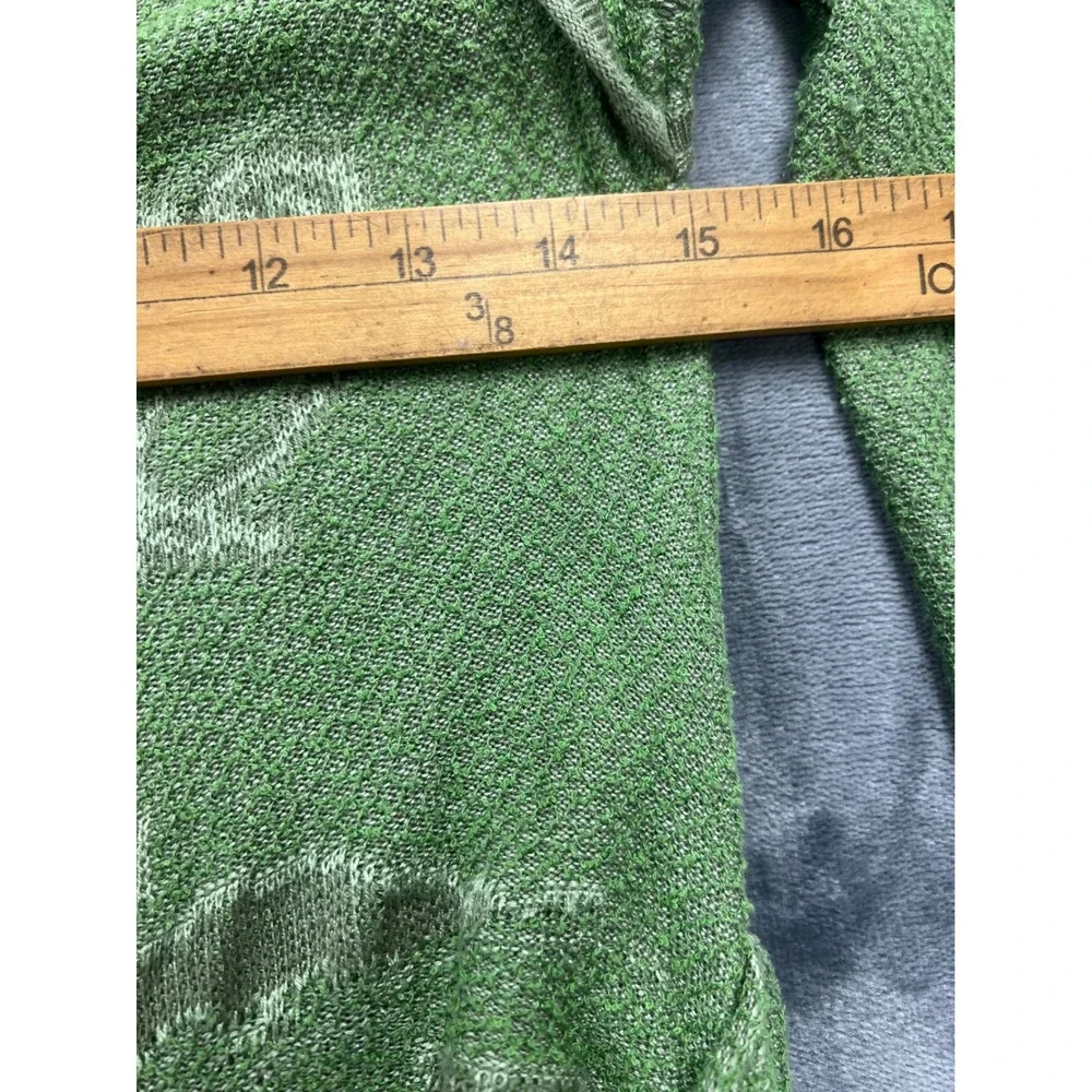House of Sunny Law of Attraction Green Floral Jacquard Knit Midi Dress US 8 - Picture 10 of 14